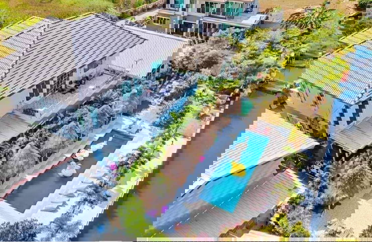 บ้านเดี่ยวให้เช่า : ให้เช่า‼️ บ้านเดี่ยวสุดหรู ติดริมทะเลสาบ 1 หลังพร้อมเรือนรับรอง มีสระว่ายน้ำในตัว เอกชัย-บางบอน