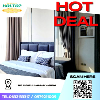 Condos for rent : #Z3760💥 211268 🔥Condo for Rent: The Address Siam-Ratchathewi