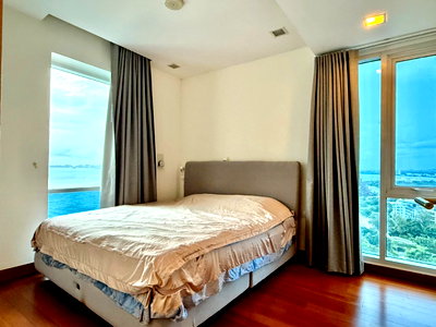 คอนโดให้เช่า : for rent condo the palm wongamat beach front pattaya 2 Bed corner type (S03-2220)