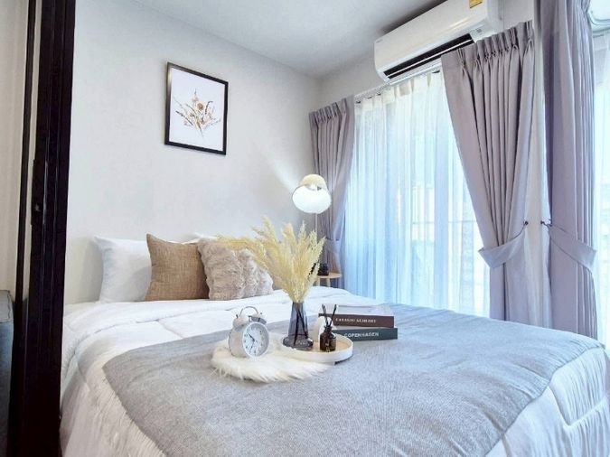 AS1836  ให้เช่าคอนโด แอทโมซ โฟลว์ มีนบุรี ห้องสวย พร้อมเครื่องใช้ไฟฟ้าเฟอร์นิเจอร์ครบ