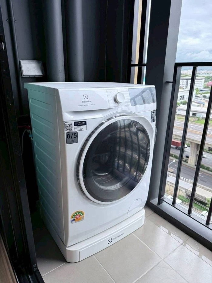 รูป ให้เช่าคอนโดโครงการ Nue Mega Plus Bangna        นิว เมกา พลัส บางนา     คอนโดใหม่ ติดเมกาบางนา Buit-in และ เครื่องใช้ไฟฟ้าใหม่ทั้งห้อง - รูปที่ 9/9