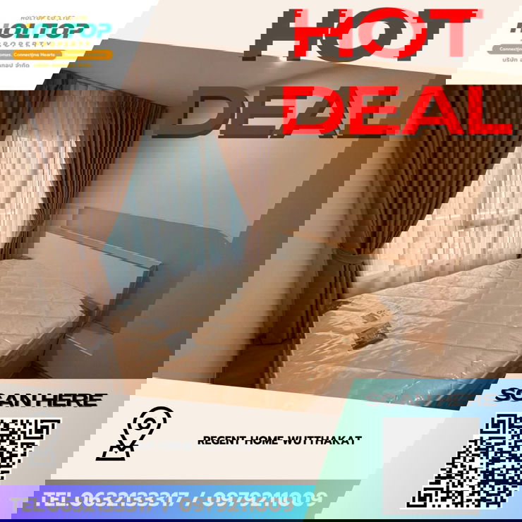 รูป #Z3748💥 211268 🔥ให้เช่าคอนโด Regent Home Wutthakat - รูปที่ 1/7