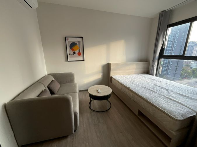 ให้เช่า Nia by Sansiri ชั้น 14 สตูดิโอ 24 ตร.ม. เฟอร์ครบ ใกล้ BTS อ่อนนุช เพียง 12,000 บาท Line: @040gfhyr 