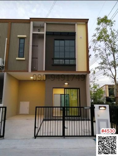 Townhome for rent, The Connect Suvarnabhumi 4, ready to move in.
