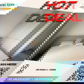 #Z3756💥 211268 🔥ให้เช่าคอนโด Life Rama 4 - Asoke 