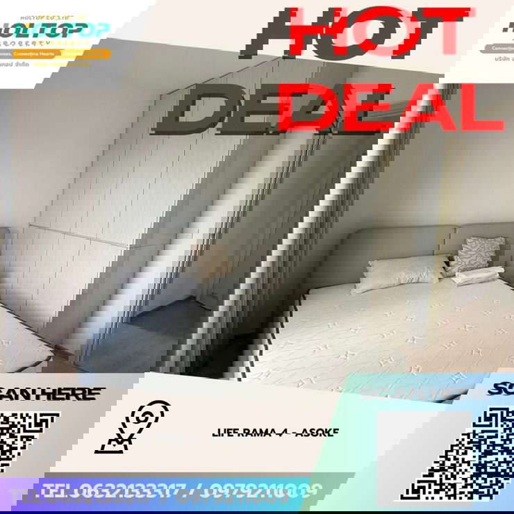 รูป #Z3756💥 211268 🔥ให้เช่าคอนโด Life Rama 4 - Asoke  - รูปที่ 1/10