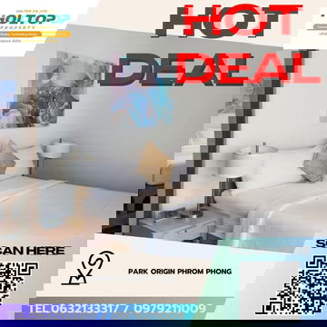 #Z3765💥 211268 🔥ให้เช่าคอนโด Park Origin Phrom Phong