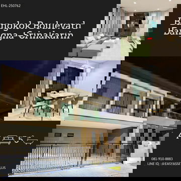 EHL-250762 For Rent 🏡 Bangkok Boulevard Bangna–Srinakarin