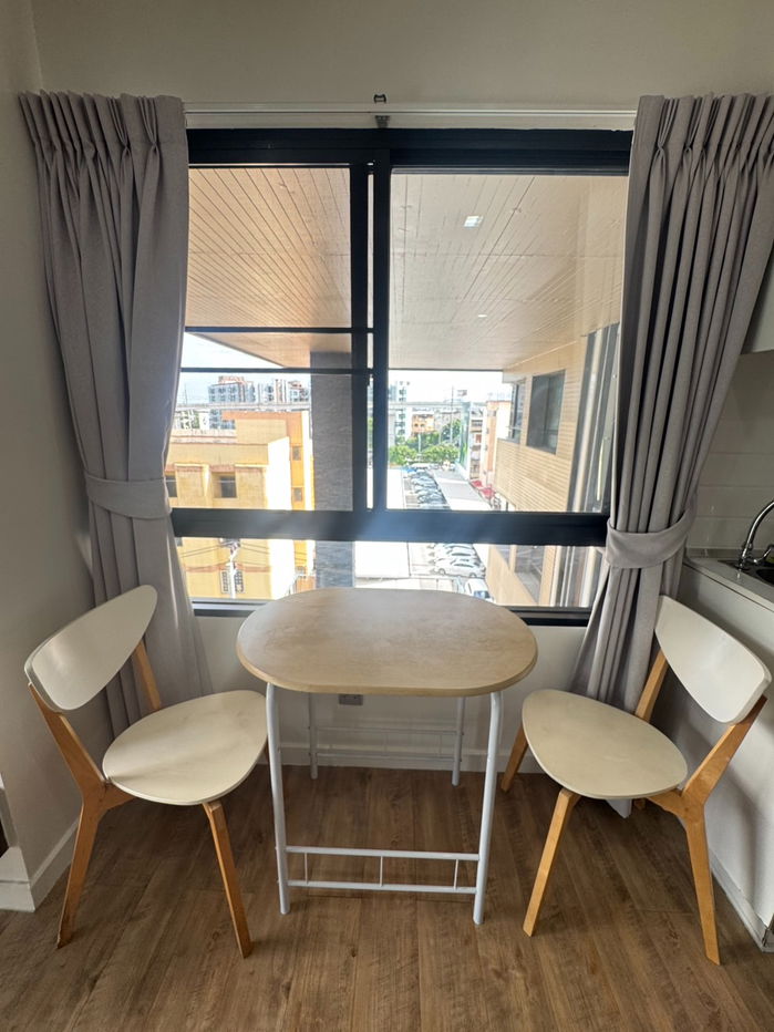 รูป ให้เช่า เอชทู สโตนิ คอนโด รามอินทรา 21  H2 Stone Ramindra 21 รีโนเวทห้องใหม่ เฟอร์ไฟฟ้าครบ  แอร์ 3 เครื่อง 2 ห้องนอน 2 ห้องน้ำ มีเครื่องซักผ้า  - รูปที่ 10/16