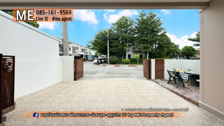 3-bed townhouse for rent, 135 sqm, 28 sq wah, VILLETTE LITE PATTANAKARN 38