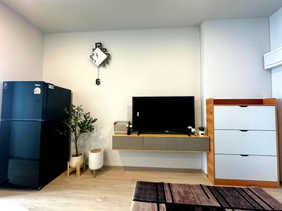 คอนโดให้เช่า : ปล่อยเช่า Earn condo อมตะนคร  ตึก A2 ชั้น 4 ห้องใหม่ ขนาด 24 ตรม