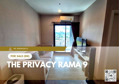 ขายคอนโด : ขายด่วน 📍 The Privacy Rama 9 📍 เฟอร์นิเจอร์ และ เครื่องใช้ไฟฟ้าครบ ใกล้ Airport Link รามคำแหง