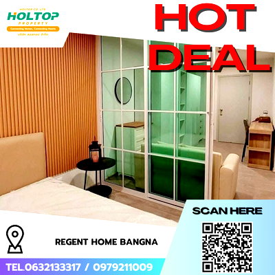 Condos for rent : #R8358 🎉 221268 Condo for Rent: Regent Home Bangn