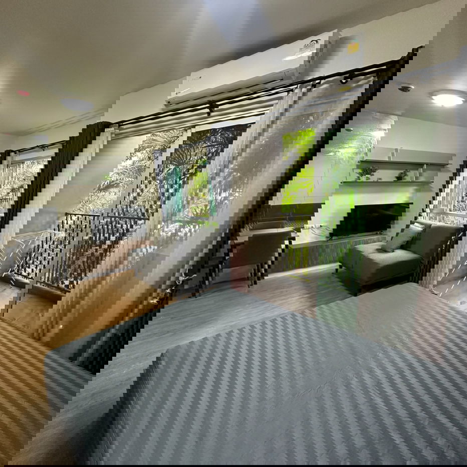 รูป ให้เช่า ดีคอนโด บลิซ ศรีราชา ห้องติดสวน ไม่ร้อน ใกล้ ม.เกษตร ศรีราชา - รูปที่ 4/10