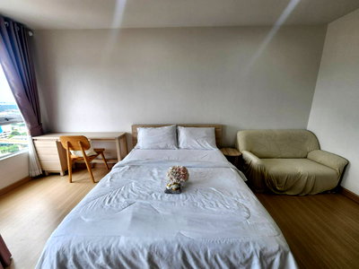 Condos for rent : PFD-07699 Supalai Veranda Sukhumvit 117 | Studio 29 sq.m. | High Floor (21st) | Near BTS Pu Chao