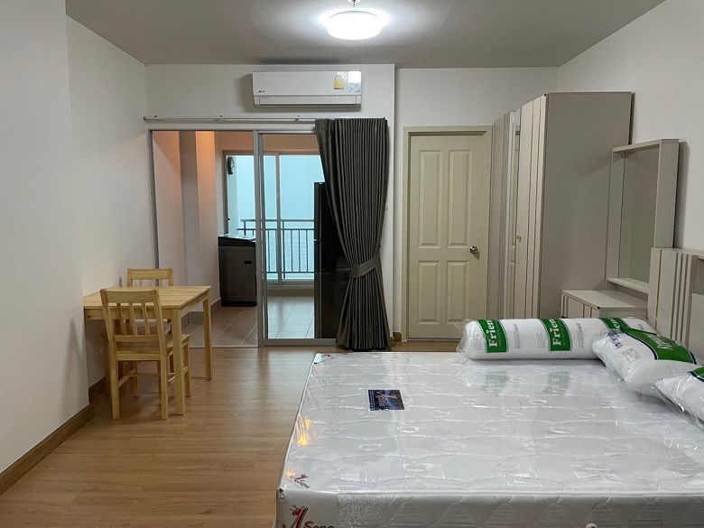 รูป มีเครื่องซักผ้า คอนโด ศุภาลัย ซิตี้ รีสอร์ท สถานีพระนั่งเกล้า - เจ้าพระยา ชั้น 19 สตูดิโอ 33 ตรม. ส่วนครัวแยก ของครบ เพียง 7,500 บาท - รูปที่ 1/5