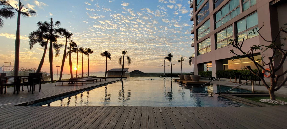 picture ⛵ North shore ⛵ Sea view / 18F / 1bedroom >> THB40,000/month彡 - 9/12