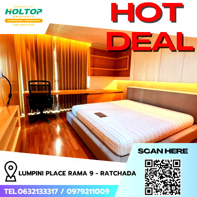 Condos for rent : #R8369 🎉 221268 Condo for Rent: Lumpini Place Rama 9 - Ratchada