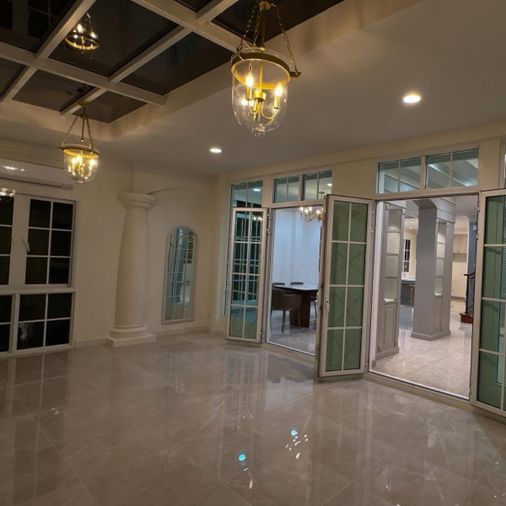 3-bed house for rent, 350 sqm, 100 sq wah, Golden Nakara Onnut 65