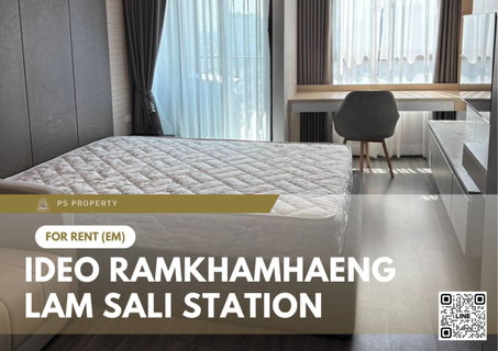 รูปภาพ ให้เช่า 📍 Ideo Ramkhamhaeng - Lam Sali Station 📍 เฟอร์นิเจอร์ และ เครื่องใช้ไฟฟ้าครบ ใกล้ MRT แยกลำสาลี