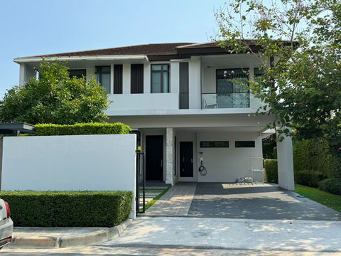 ขายบ้านเดี่ยว 2 ชั้น นันทวัน ปิ่นเกล้า-ราชพฤกษ์ พร้อมเข้าอยู่ ทำเลติดถนนใหญ่