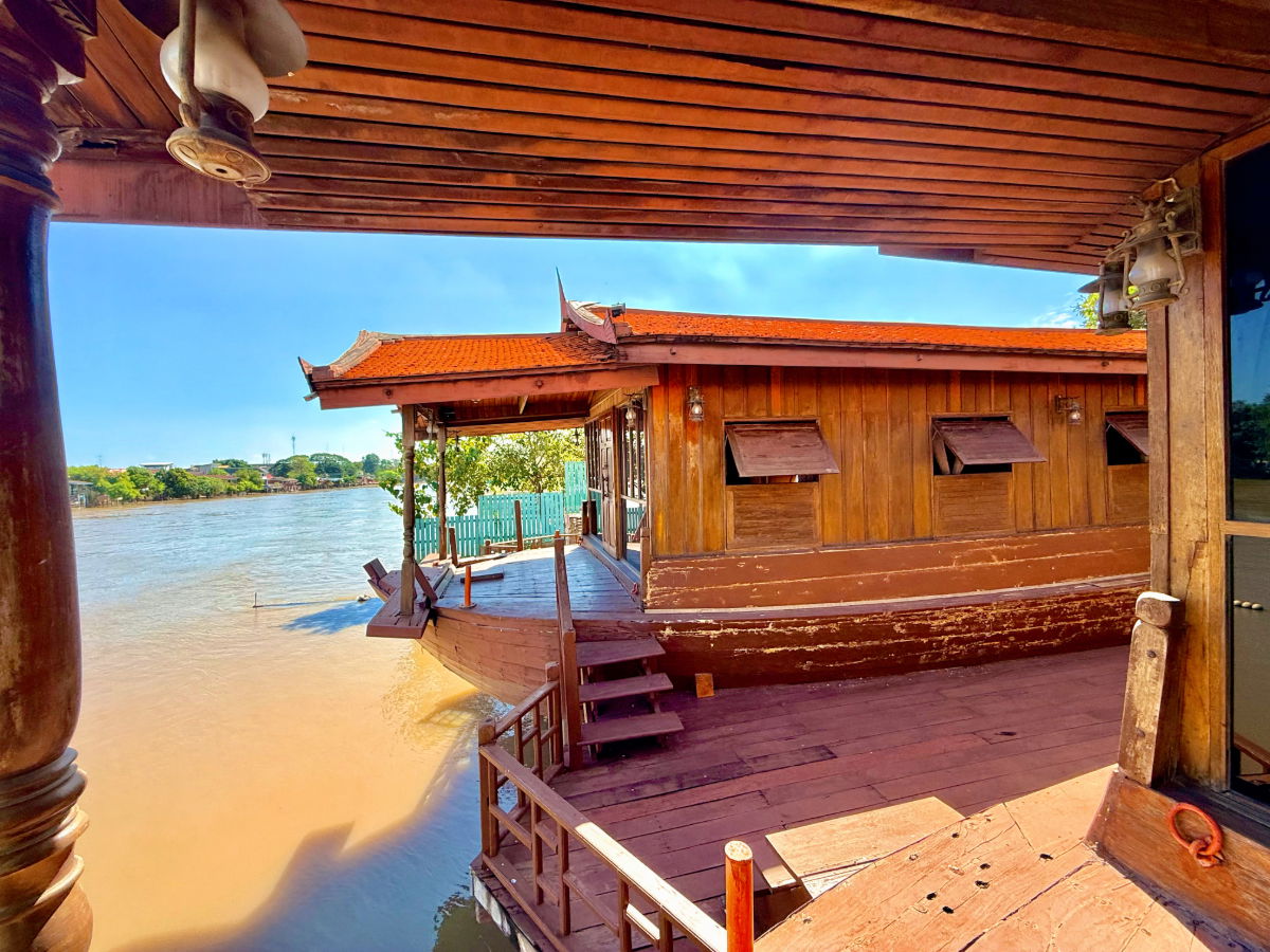 รูป ให้เช่า บ้านทรงไทยริมแม่น้ำเจ้าพระยา อ.เมือง อยุธยา - รูปที่ 75/76