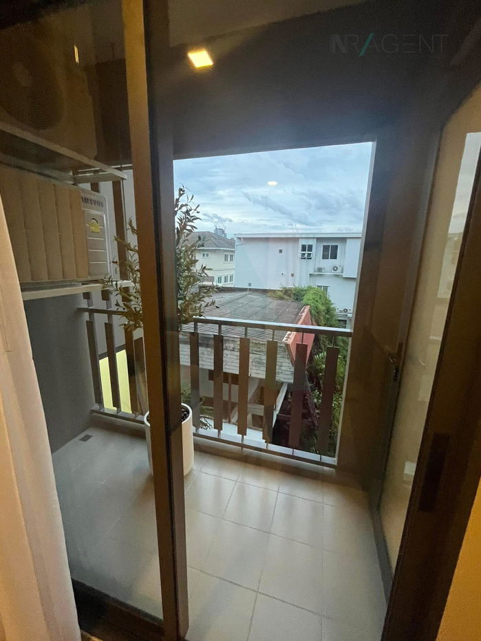 รูป 🚩 ให้เช่าคอนโด พินน์ ปรีดี 20 อาคาร 1 ชั้น 6 1 ห้องนอน ขนาด 33 ตรม ใกล้ Max Valu สุขุมวิท 71 - รูปที่ 7/8