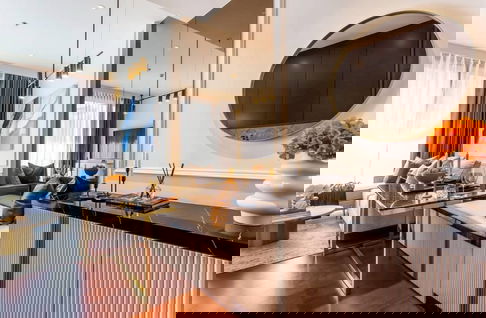 Khun by Yoo Inspired by Starck, fully furnished and ready to move in (1 bedroom, 49 sq m). Rent only 65,000 THB/month. ▫️Line: @sanhaproperty