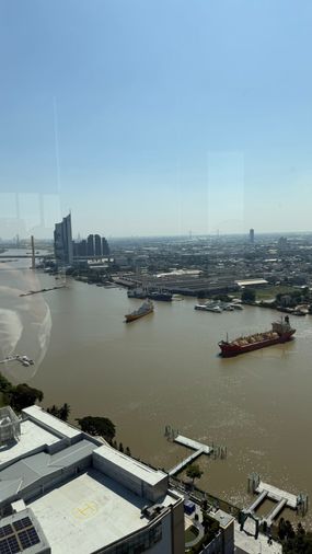 ให้เช่าพร้อมเข้าพัก ! วิวเเม่น้ำเจ้าพระยา  คอนโด เดอะ คีย์ พระราม 3  ชั้น 17  ราคา 16,000 บาท 1 ห้องนอน 1 ห้องน้ำ  31 ตร.ม.ติดห้างเทอมินอล 21 พระราม 3