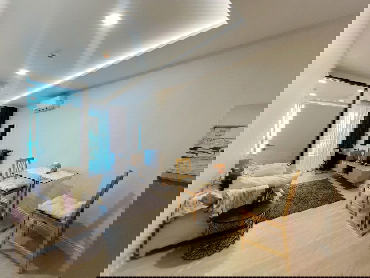 รูป ให้เช่าคอนโด วีธารา สุขุมวิท 39 1 ห้องนอน1ห้อง้ำ 36 ตรม. ตึก B ชั้น6 - รูปที่ 2/11