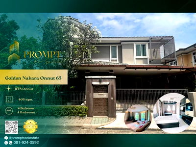Houses for rent ม.นานาชาติแสตมฟอร์ด : GH01317 - Golden Nakara Onnut 65