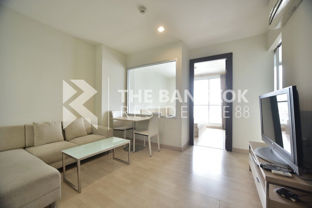 รูป 🔥Rare Size! ห้องกว้าง RHYTHM Ratchada ดีมานด์สูง ใกล้ MRT รัชดาภิเษก - รูปที่ 5/8