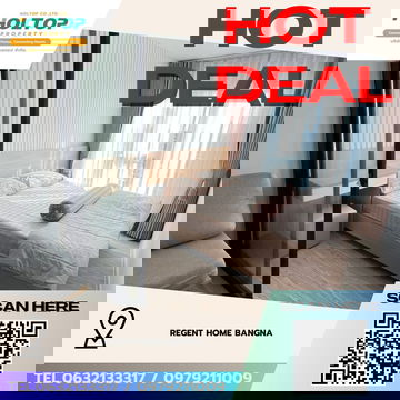 #Z3805💥 231268 🔥ให้เช่าคอนโด Regent Home Bangna 