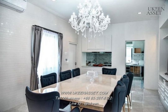 รูป ให้เช่า บ้านเดี่ยว 3 ชั้น พร้อมสระว่ายน้ำส่วนตัว – อมตะนคร - รูปที่ 19/20