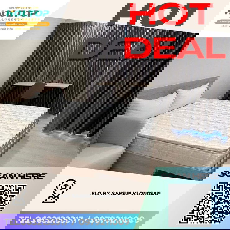 รูป #Z3816💥 231268 🔥ให้เช่าคอนโด FLO by Sansiri Klongsan - รูปที่ 1/9