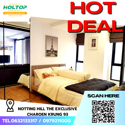 Condos for rent : #S5203  For Rent  Notting Hill The Exclusive Charoen Krung 93
