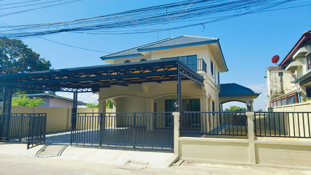 รูป บ้านเดี่ยว เนื้อที่ 73.3 ตรว. 5 ห้องนอน ทำเล มีนบุรี คลองสามวา เคซีการ์เด้นโฮม 5  นัดชมบ้าน 085-318-6868 คุณวา - รูปที่ 3/30