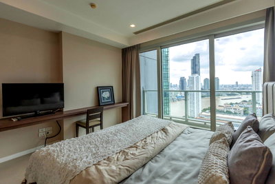 คอนโดให้เช่า : ST347 ปล่อยเช่า คอนโดหรูริมแม่น้ำเจ้าพระยา The River Condominium เจริญนคร – Tower B