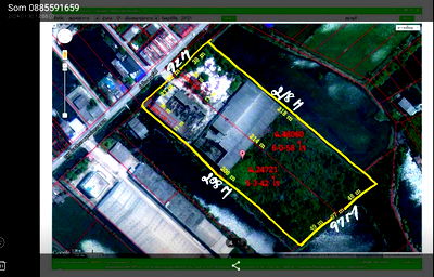 ที่ดิน วิทยาลัยการอาชีพพระสมุทรเจดีย์ : ขายที่ 12 ไร่ พื้นที่สีม่วงติดถนนหลักสุขสวัสดิ์ 84