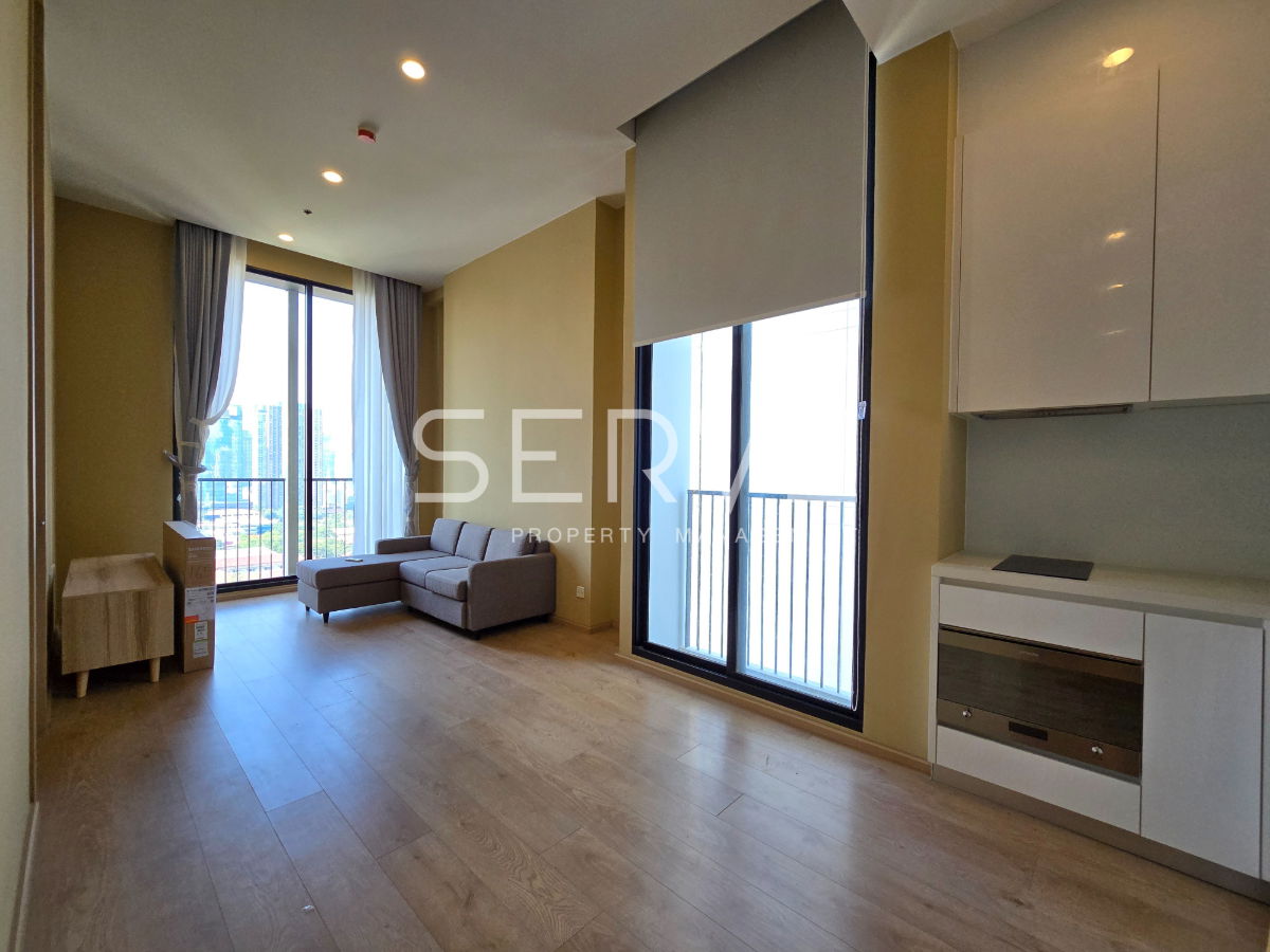 รูป 🔥ราคาดีๆ 30K🔥 - ห้องมุม 1 นอน 46.28 ตร.ม. ชั้นสูง 15+ คอนโดใจกลางอโศก ทำเลดี BTS อโศก & MRT สุขุมวิท 550 ม. ที่คอนโด Noble BE19 / ให้เช่าคอนโด - รูปที่ 5/11