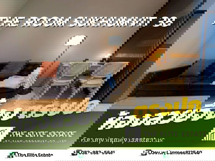 รูป 🔑✨ ห้องสวย เฟอร์ครบ พร้อมอยู่ ✨ให้เช่า The Room Sukhumvit 38 - รูปที่ 1/23