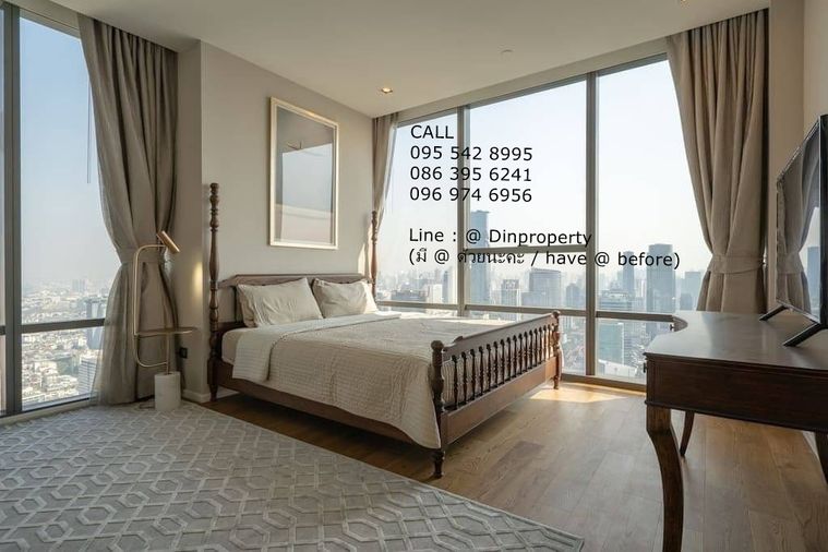 ให้เช่า  The Bangkok Sathorn 2 ห้องนอน  BTS สุรศักดิ์  สาทร  Line ID: @dinproperty (มี @ ด้วย)