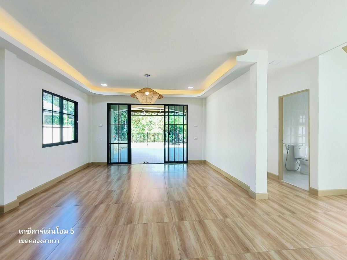 รูป บ้านเดี่ยว เนื้อที่ 73.3 ตรว. 5 ห้องนอน ทำเล มีนบุรี คลองสามวา เคซีการ์เด้นโฮม 5  นัดชมบ้าน 085-318-6868 คุณวา - รูปที่ 19/30