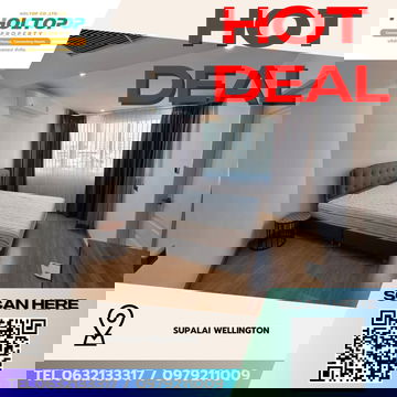 #Z3803💥 231268 🔥 Condo for Rent: Supalai Wellington