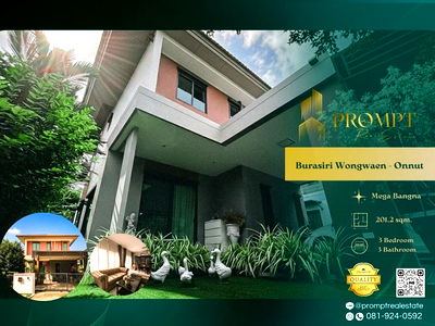 ขายบ้านเดี่ยว : AB05907 - Burasiri Wongwaen - Onnut