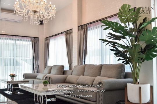 รูป ให้เช่า บ้านเดี่ยว 3 ชั้น พร้อมสระว่ายน้ำส่วนตัว – อมตะนคร - รูปที่ 2/20