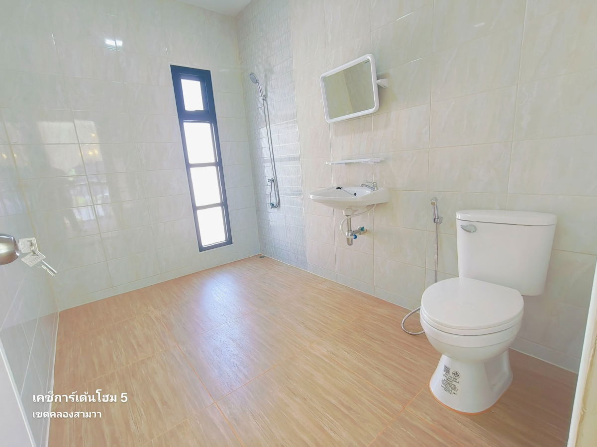 รูป บ้านเดี่ยว เนื้อที่ 73.3 ตรว. 5 ห้องนอน ทำเล มีนบุรี คลองสามวา เคซีการ์เด้นโฮม 5  นัดชมบ้าน 085-318-6868 คุณวา - รูปที่ 24/30