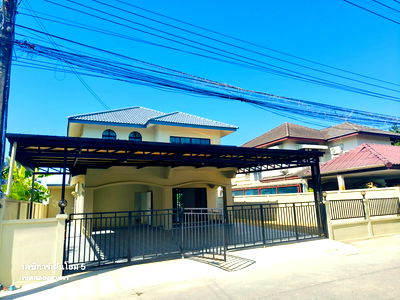 บ้านเดี่ยว วิทยาลัยบริหารธุรกิจและการท่องเที่ยวกรุงเทพ : บ้านเดี่ยว เนื้อที่ 73.3 ตรว. 5 ห้องนอน ทำเล มีนบุรี คลองสามวา เคซีการ์เด้นโฮม 5  นัดชมบ้าน 085-318-6868 คุณวา