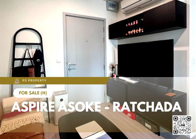 Condos for sale : Urgent Sale ✨ Aspire Asoke - Ratchada ✨ Beautifully furnished, fully equipped, convenient location, near MRT Rama 9.