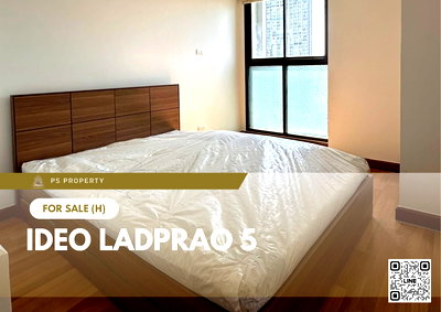 Condos for sale : Urgent Sale ✨ IDEO Ladprao 5 ✨ South-facing, good ventilation, swimming pool view, city view, Baiyoke Tower visible, near Ladprao Intersection.